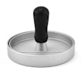 Miniatyrbillede 2 af 5: Non-Stick Burgerpresse til BBQ, Picnic, Hjemmefest - Perfekt til Burger, Bacon, Pølse (Sølv)