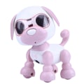 Miniatyrbillede 1 af 8: Robot Hunde Kæledyr Legetøj Smart Kids Interactive Walking Sound Hvalpe LED Record Uddannelsesgave (Pink)