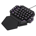 Miniatyrbild 7 av 8: Enhands tangentbord med en hand 35 tangenter Noggrann känslig kontroll 6 programmerbara tangenter Ergonomisk design Halvt tangentbord