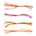 Miniatyrbillede 5 af 8: 4 poser fiskeagn silicone nederdele lokkemad farverige silicone tråde agn tilbehør