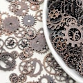 Pikkukuva 4 / 5: Steampunk Metalliset Metriset Kutistusriipukset Satunnaisia Eri Kokoja (30/50g) DIY Korujen Valmistustarvikkeet SN497