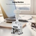 Miniatyrbilde 7 av 8: Automatisk nummereringsmaskin 7506 6-sifret nummerkodningssidestempelmaskin