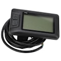 Miniatyrbild 8 av 8: Elektrisk cykel LCD-displaymätare ABS 36V 48V Universal kontrollpanel för 22,2 mm styre