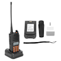Miniatyrbillede 2 af 8: Dual Band Walkie Talkie 10W UHF VHF Langt Rækkevidde IP67 Vandtæt 2 Vejs Radio til BaoFeng UVXS 100240V EU Stik