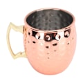 Miniatyrbillede 2 af 8: Moskva Mule Krus i Rustfrit Stål Hammer Point Kop Nem at Rengøre Espresso Krus til Cocktails Vand Kolde Drikke 350ml
