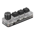 Miniatyrbillede 7 af 8: Mini tastatur 3 taster 1 knap programmerbar USB BT forbindelse blå switch mini mekanisk tastatur med RGB LED