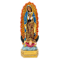 Miniatyrbilde 1 av 8: Christian Guadalupe figur håndmalt Good Luck Jomfru Maria statuer Vår Frue av Guadalupe figur for borddekorasjon