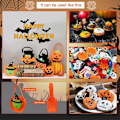 Miniatyrbillede 5 af 5: 4 stk. Halloween slikpose, Børns Halloween Græskar Slikkurv, Halloween Græskar Spøgelse Heks, Børnegaver