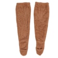 Miniatyrbillede 1 af 8: Over Knee Fuzzy Socks Vinterhjem Sove Blødt Tykke åndbare plysstrømper Benvarmere Brun