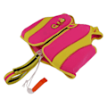 Miniatyrbillede 3 af 8: Børns svømmevest med praktisk lynlåsfinnedesign, behagelig, blød, pink flydevest til sejlads, surfing, rafting L