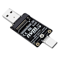 Miniatyrbild 5 av 5: M.2 Till USBA Typ-C HDD-kapsel Adapterkort NVME HDD