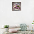 Miniatyrbild 6 av 8: Semi-diamantblommor Fe DIY Strassmålning Vardagsrumsdekoration Konst Hantverk 8530