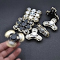 Miniatyrbillede 3 af 4: Fidget Spinner Metal Voksne Edc Antistress Hånd Spinner Legetøj Børn Stress Relief Roterende Hånd Gyro Dekompressionsgaver Ni tænder1