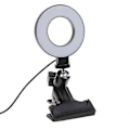 Miniatyrbillede 4 af 5: Laptop Ring Light til Computer Konferencebelysning med Klips 3 Dæmpbare Farver