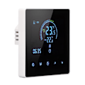 Miniatyrbild 6 av 8: 16A digital termostat med LCD-display programmerbar termostat elektrisk värmetermostat för hemmakontor hotell AC 90V-240V vit utan WiFi