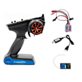 Miniatyrbild 1 av 5: 2.4G 3CH Fjärrkontroll Kit Sändare Mottagare 30A ESC Set kompatibel med C14 C24 MN D90 MN99S RC Bil Upg