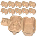 Miniatyrbillede 3 af 5: 25 stk. Husholdnings Tomme Æggebakker Papirmasse Æggebeholdere