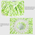 Miniatyrbild 4 av 5: 2-pack universal ersättningsmopphuvuden i mikrofiber för 360 rotationsmoppar - Superabsorberande för kemtvätt av trägolv