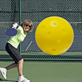 Miniatyrbild 7 av 8: 2 st Pickleball-racketer Strandracketer med kolfiberyta och bollar för utomhussporter
