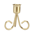 Miniatyrbild 5 av 8: Smidesjärnsljusstake Nordisk Retro Geometrisk Aromaterapi Ljusstake Stativ Heminredning Guld