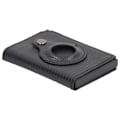 Miniatyrbild 8 av 8: Korthållare Väska Pengaclips Plånbok Aluminiumlegering RFID-blockering Present för Män Kvinnor Ödlemönster Svart