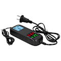 Miniatyrbillede 4 af 8: Elektronisk termostat temperaturregulator dobbelt LED-display med strømkabel til plantevæksthuse EU AC90V‑250V