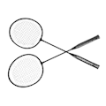 Pikkukuva 4 / 8: Badminton-maila, jaettu rautaseosmaila, amatöörien perusvalmennus, kaksoisbadminton-maila