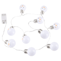 Pikkukuva 1 / 8: 1,5M 10 LED-valoa Fairy String DIY Festival Puutarhapihan koristelu Lämmin valkoinen