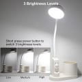 Miniatyrbillede 3 af 5: Bordlampe til børn, arbejdsbordlampe med kugleholder, automatisk