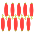 Miniatyrbild 5 av 8: 10 st EVA Fiskeskum Fjäderflytande Bobber MultiPurpose Fiskfoderbeten Oval typ