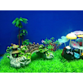 Miniatyrbillede 2 af 4: Resin Bridge Akvarium Dekoration Landskab Planter Ornament