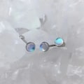 Miniatyrbillede 3 af 4: Rustfrit stål Cat Eye Aurora Tongue Nail Sæt