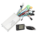 Miniatyrbillede 4 af 8: Elektrisk cykelcontroller sæt 36V 48V 60V 500W 28A børsteløs 3 tilstandscontroller 866 LCD displaypanel cykelkonverteringssæt