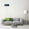 Miniatyrbild 5 av 5: LED Digital Väggklocka med Stora Siffror, Automatisk Dimning