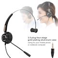 Pikkukuva 7 / 8: H500 3.5 Plug Headphone Puhelin Liikennekuulokkeet Call Center Communication Computer Headset