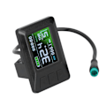 Miniatyrbillede 5 af 8: 24V/36V/48V LCD7C Farveskærm Instrument Elektrisk Cykel Batteri Display med Vandtæt Stik