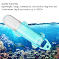 Miniatyrbilde 7 av 8: Mini vanntett LED Fish Lure Undervannsfiskelys Attraktiv blinkende lampe (blå)