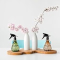 Miniatyrbillede 3 af 5: 2 stk. tomme sprayflasker, 500 ml vandforstøverflasker med justerbart sprayhoved, genopfyldelige trigger-sprayflasker (grøn brun)