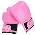 Miniatyrbillede 2 af 8: 2 stk. Børneboksehandsker Træning Kamp Sparring Punching Kickboxing Handsker Fuchsia