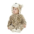 Miniatyrbillede 3 af 5: Dinosaur Onesie Kostume til Småbørn til Halloween, 0-3 Måneder