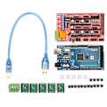 Miniatyrbillede 1 af 8: 3D-printertilbehør LCD-kontrolkort A4988-modul aluminiumblokterminal gør det selv-driver