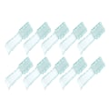 Miniatyrbillede 5 af 8: 10 meter kantbånd polyester tyl til tøjtilbehør DIY hovedbeklædning hår 2,6 tommer cyan-C4