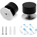 Miniatyrbilde 1 av 5: 2 Stykker Gulv Dørstopper Solid & Praktisk Dørstopp Beskyttelse for Dører og Vegger, med Skruer, Lim