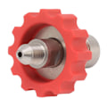 Miniatyrbillede 3 af 8: CO2 gasflaske adapter i rustfrit stål, gaspåfyldningsadapter G5/8 til 7/16-20 port, rødt gear