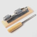 Miniatyrbillede 8 af 8: Pecan Nøddeknækker Mekanisk Justerbar Design Træ Rustfrit Stål Valnød Tang Åbner Værktøj