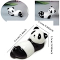 Miniatyrbillede 2 af 5: 2025 Egnet 6 stk. Sød Keramisk Panda Spisepinde Hvile Stativ Holder til Spisepinde, Keramisk Vare Spisepinde Stativ Hvile