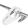 Miniatyrbillede 5 af 5: Skinnebeslag Bådophængningskrog Hurtigudløserclips 25mm hvid