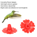 Miniatyrbilde 4 av 6: Reservedeler for kolibrimater - 30 sett hengende fôringsporter for fugler, røde hageutstyr red