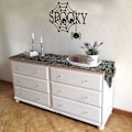 Miniatyrbilde 5 av 5: Halloween Spindelvev Bordløper - Svart Blonder, 13x72 Tommer