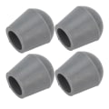 Miniatyrbillede 7 af 8: 10 stk Walking Stick Tip Skridsikker Grå Stærkt Grip Tykke Rund Walking Cane Tip til ældre 0,9 tommer